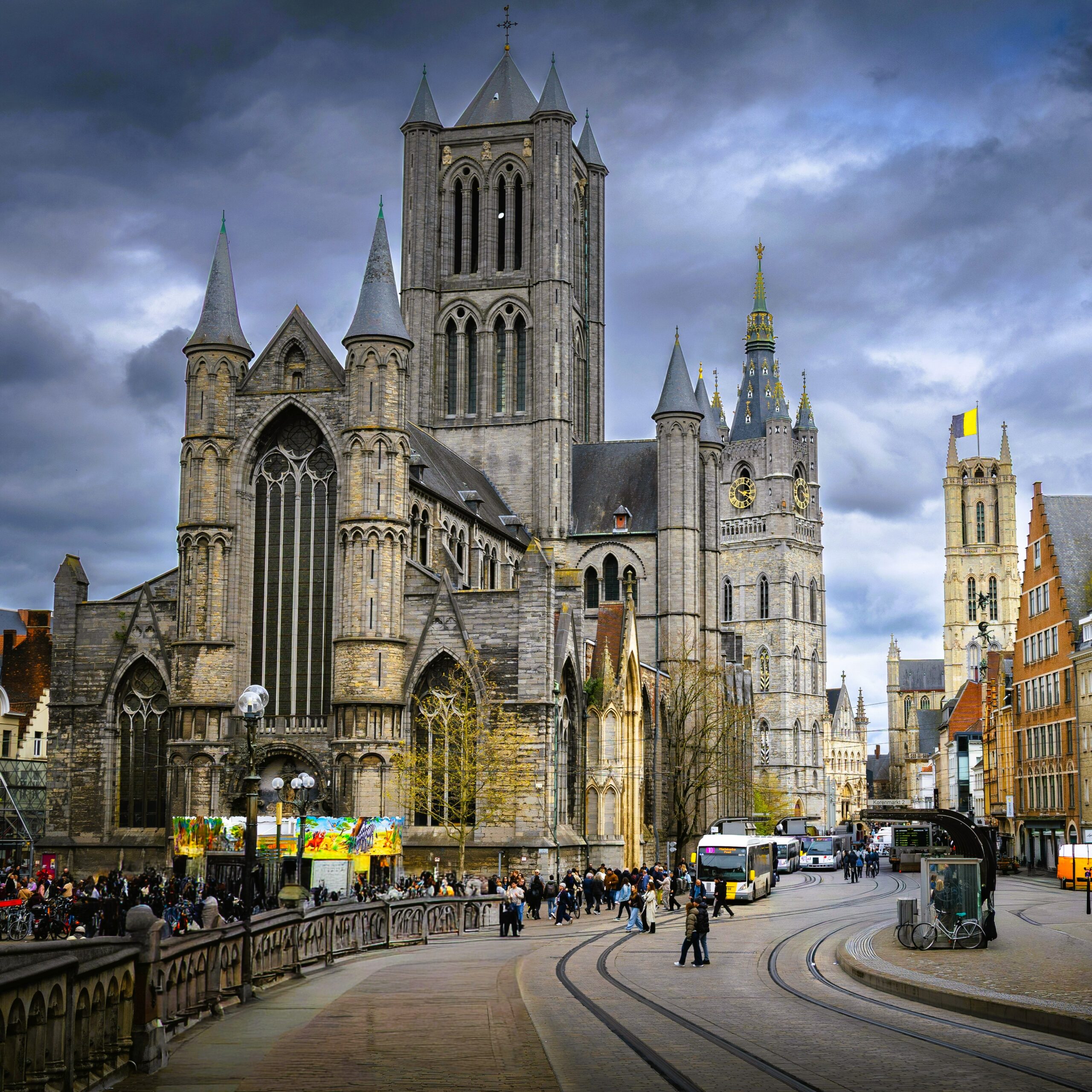 Historic European city street representing international visa destinations and travel experiences