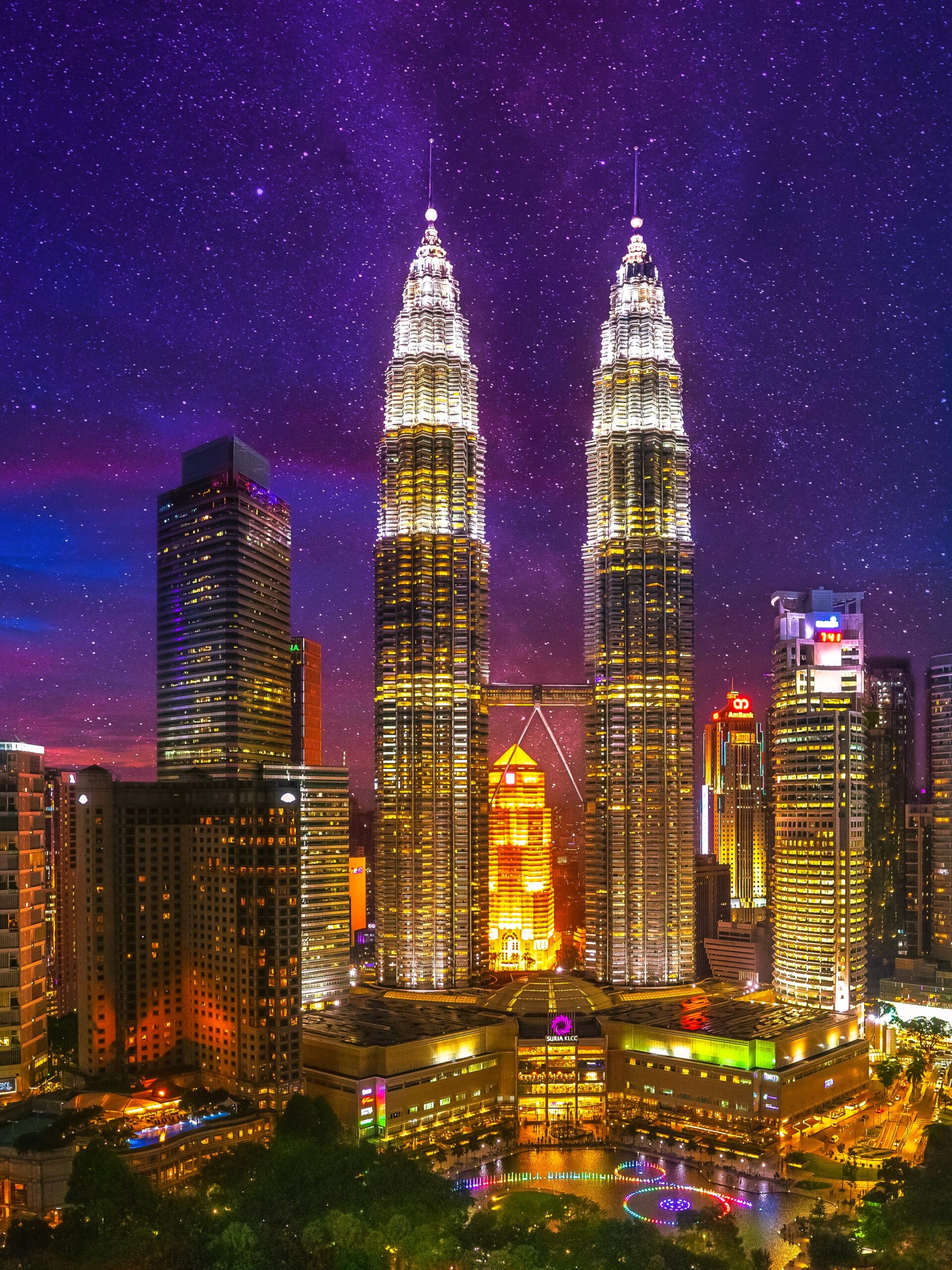 Petronas Towers city view for Malaysia tourist visa