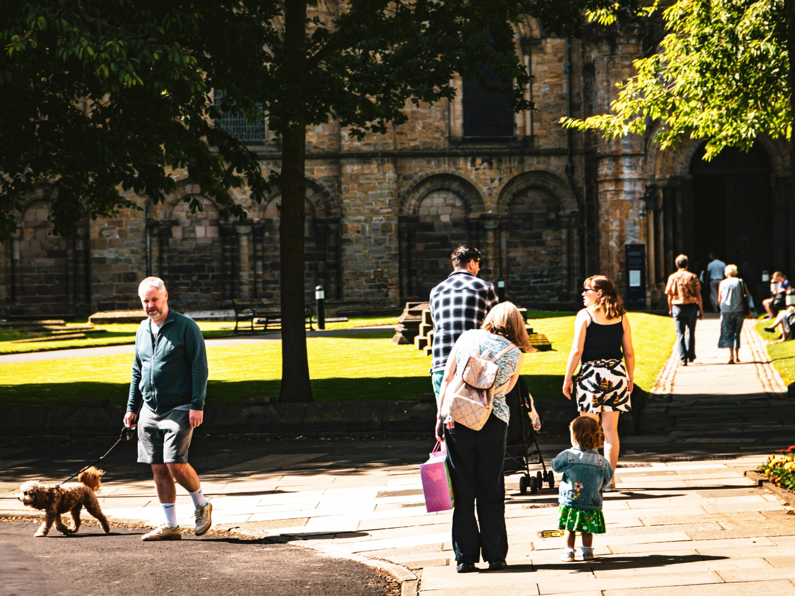 Families exploring child-friendly attractions and historic destinations across the UK