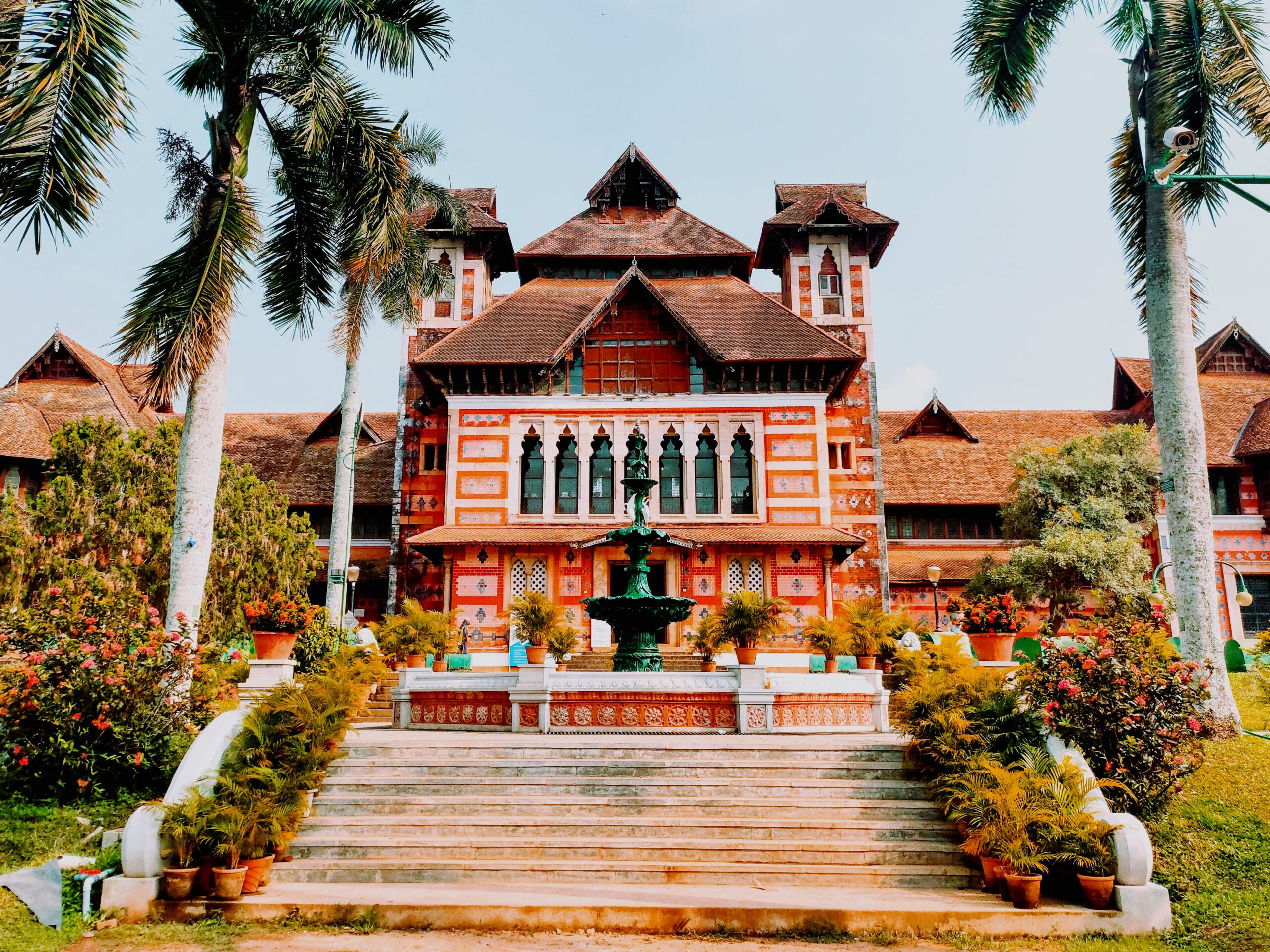 South Kerala India getaway package featuring Napier Museum in Thiruvananthapuram.