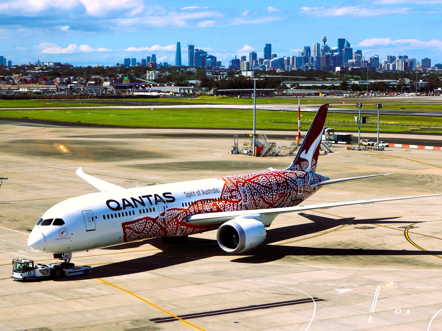 Australia digital arrival card travel guide with Sydney Harbour