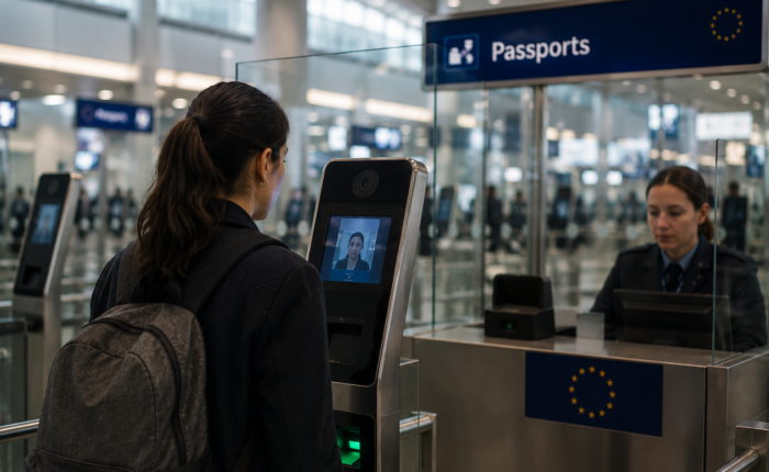 Europe's New Entry/Exit System biometric check for Indian travelers