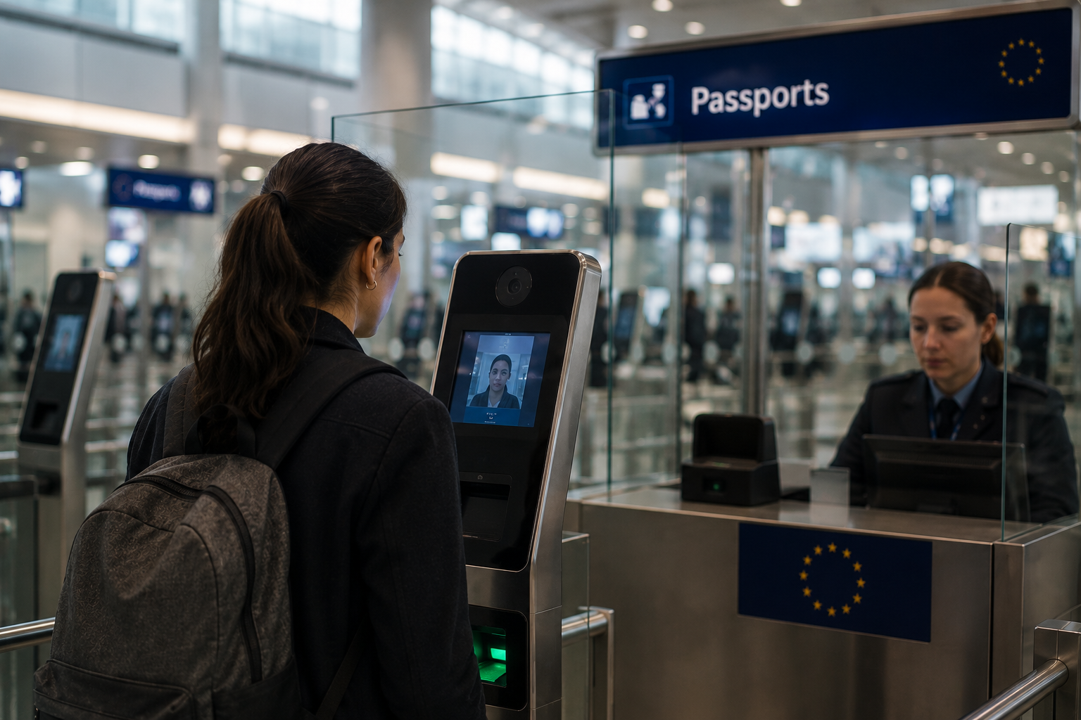 Europe's New Entry/Exit System biometric check for Indian travelers