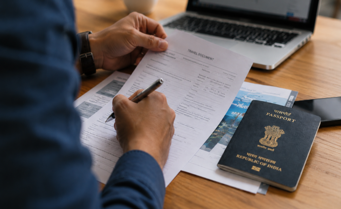 sufficient funds for tourist visa shown with passport bank statement and travel documents
