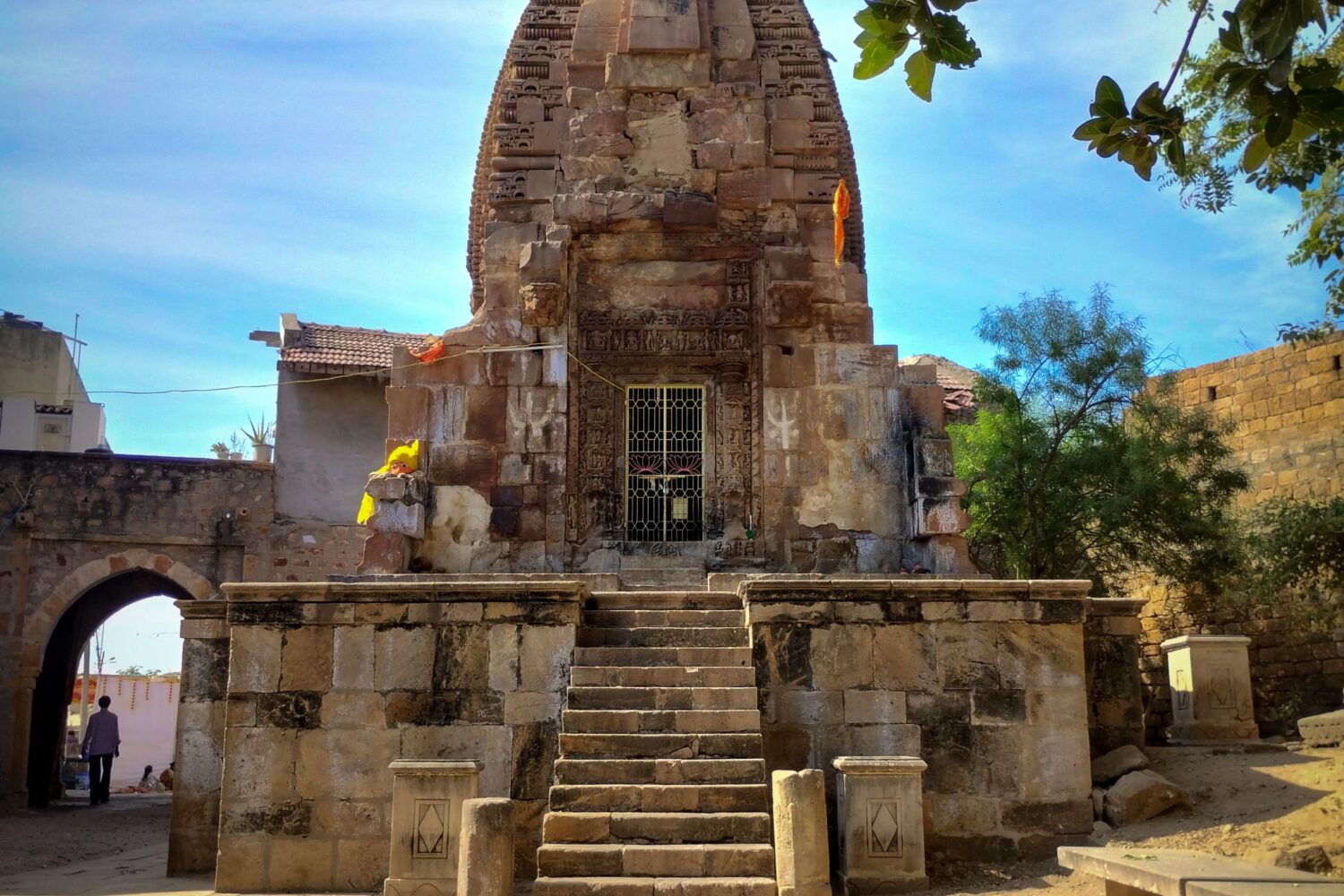 Historic temple architecture in Gujarat on a Gujarat Temple Tour