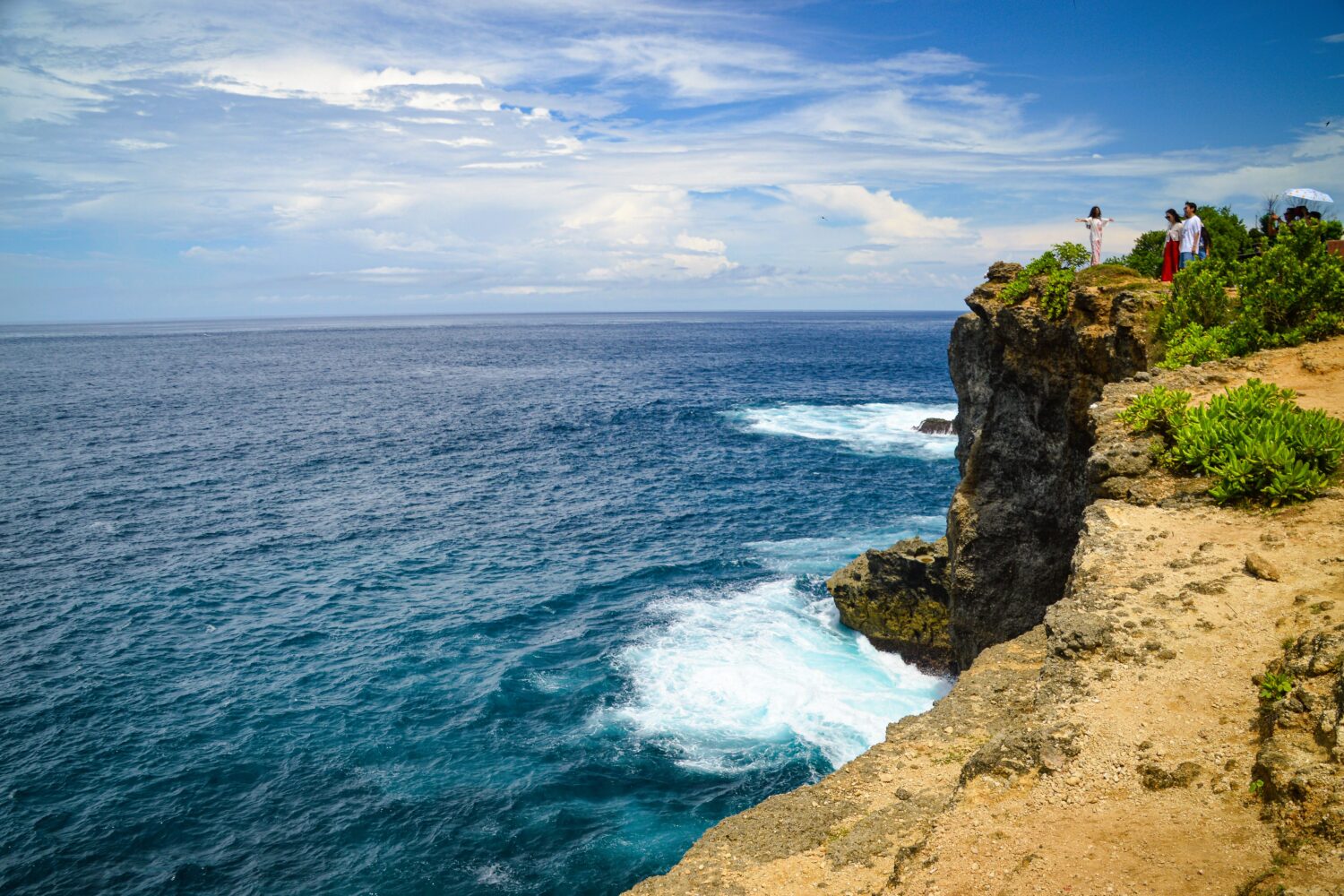 cliffs and ocean views